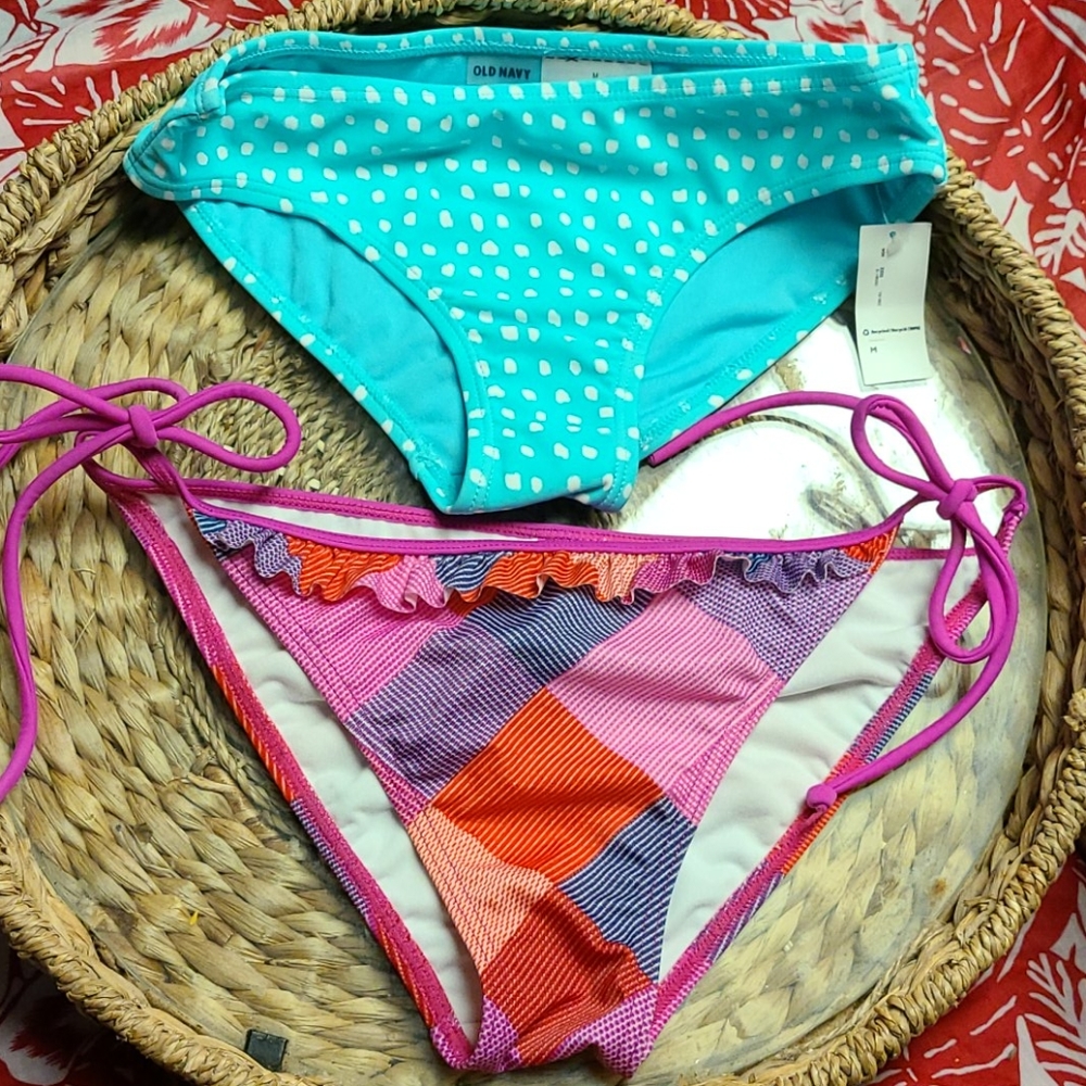 2 Piece Swim Bottoms Bundle size medium